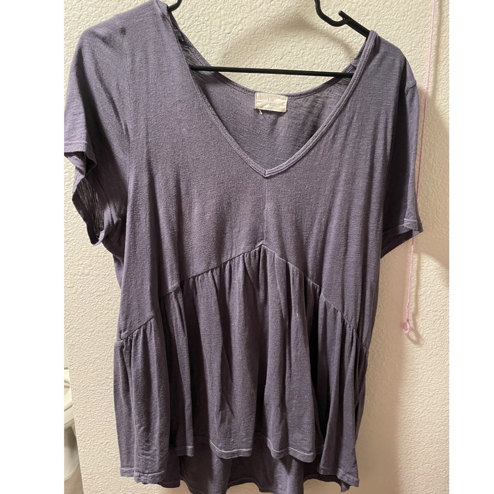 T.la peplum shirt from anthropologie